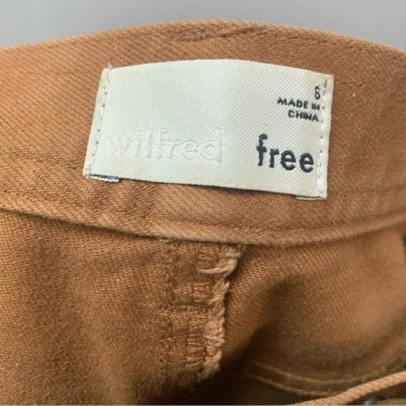 Wilfred Free *Brown Ashika Utility Pants Cropped 6 - Picture 4 of 13